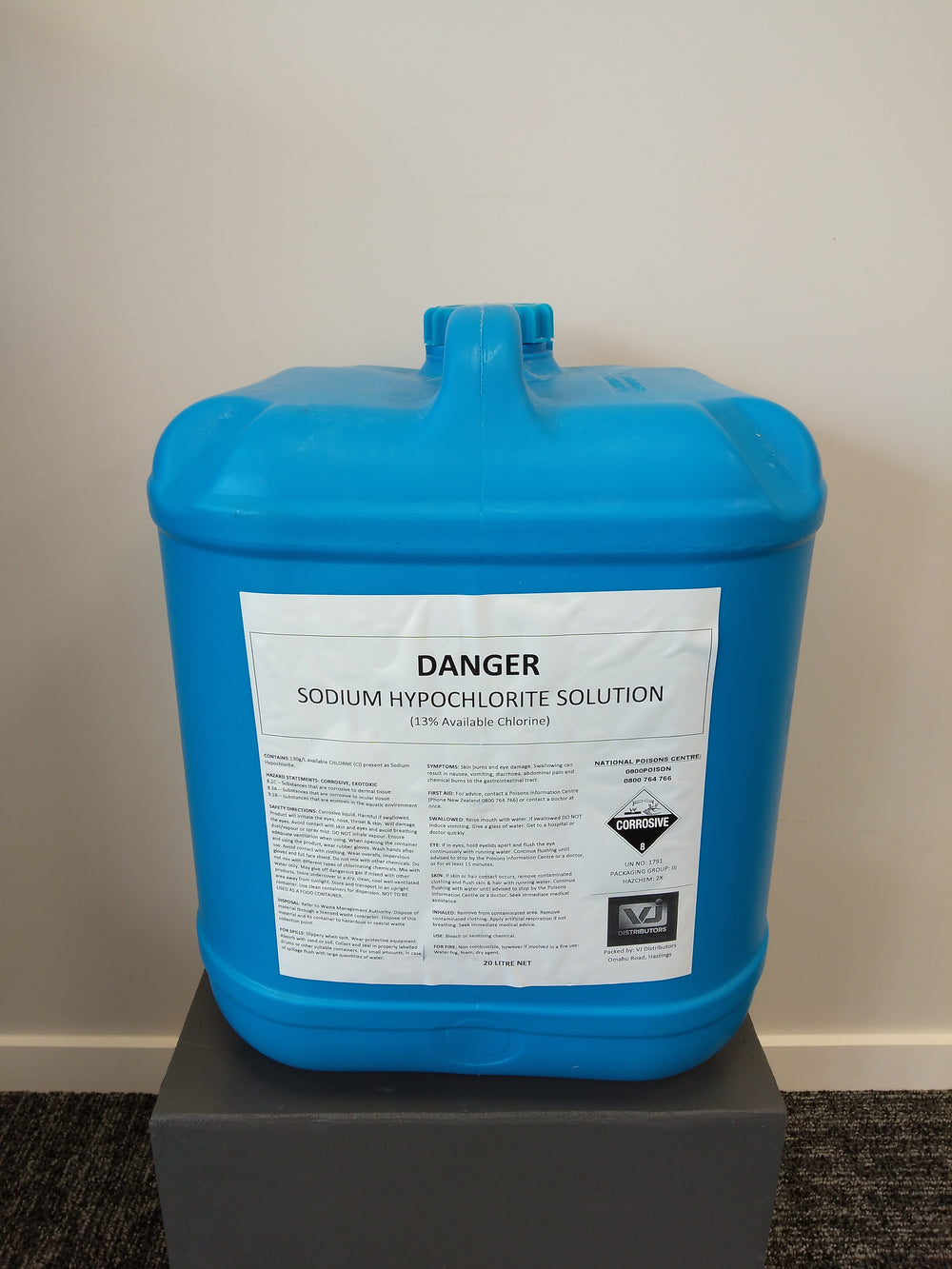 Liquid Chlorine 20 Litre Taylors Pools and Spas